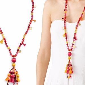 Kate Spade Pretty Pom Poms Tassel Necklace